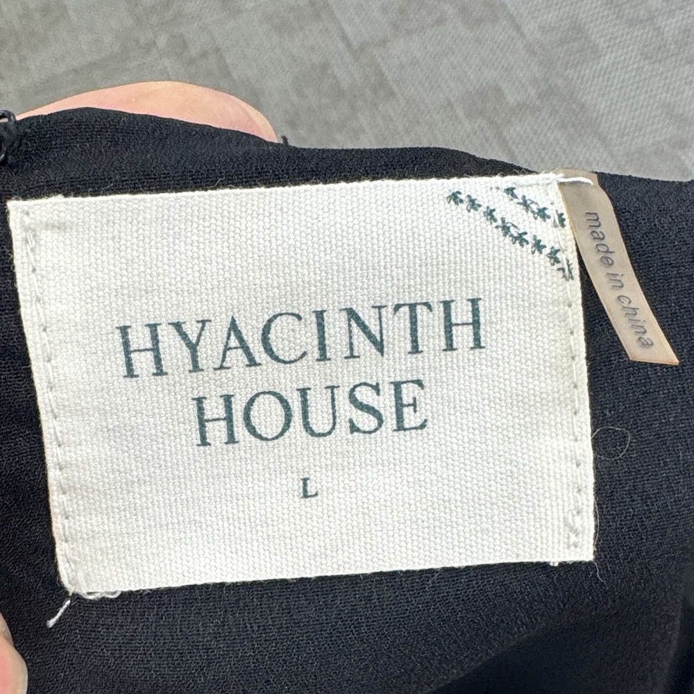 Tuckernuck Hyacinth House Tinsley Black Mini Dress, size L - Picture 4 of 9